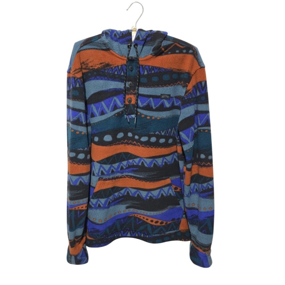 Billabong Adventure Division Furnace Anorak Hoodie Aztec Henley Gorpcore Medium